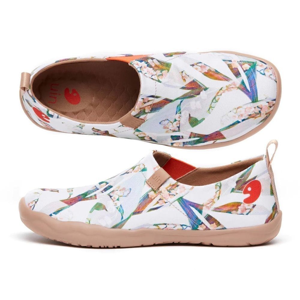UIN Women's Canvas Lightweight Flats Walking Casual Shoes (Hidden Beauty) - Picture 5 of 8
